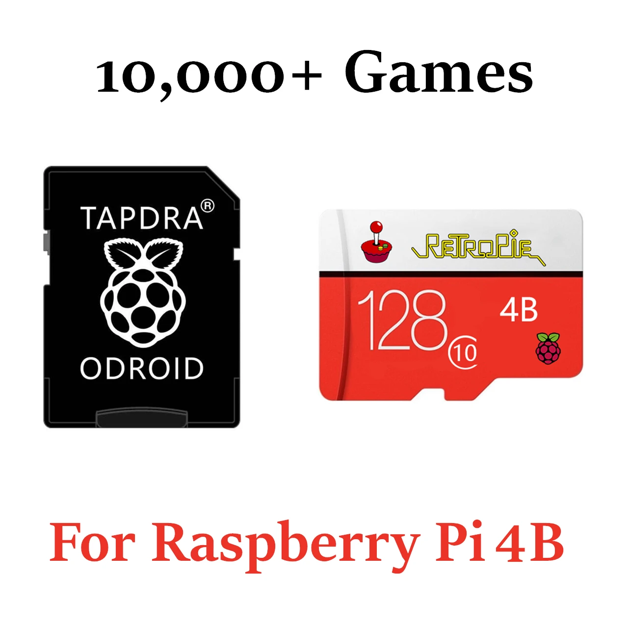 Kaufen Retropie Emulation Station Spiel Station - Raspberry Pi 4B 4G Ram Version 128G 10000 + Spiele Vorinstalliert Mit 2 USB Gamepads