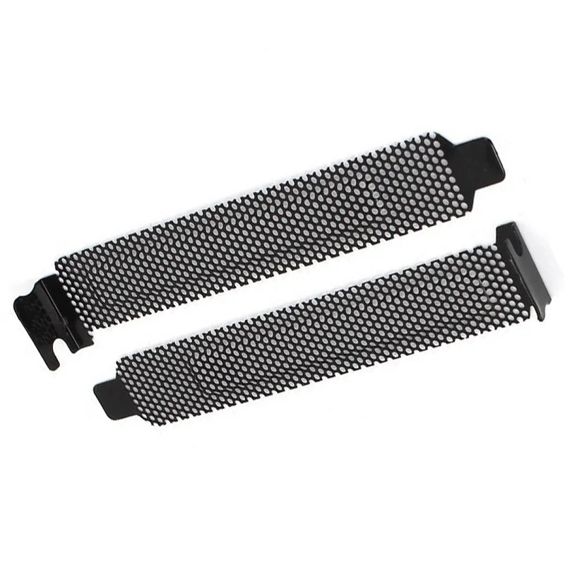 10 шт. крышка слота PCI пылевой фильтр заглушка пластина жесткая сталь черный с