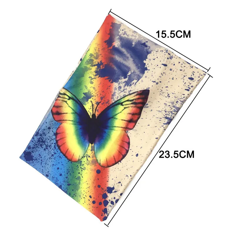 

Ladies Wide Butterfly Headband Fashion Sports Yoga Elastic Head Hoop Colorful Headwear Sweat-Absorben Casual Hair Accessories