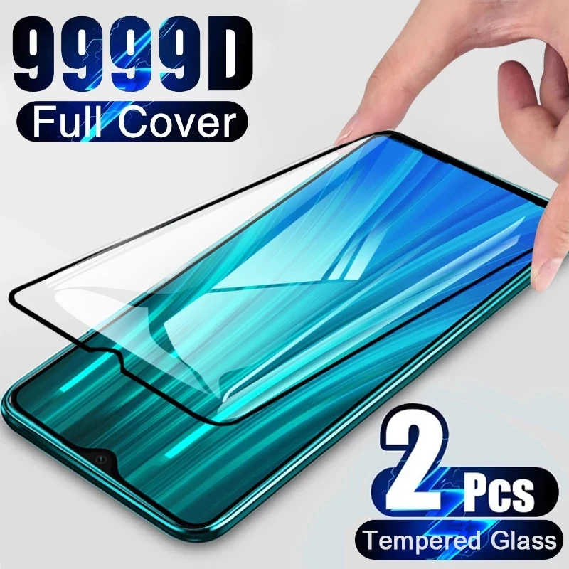 

2Pcs Tempered Glass For Xiaomi Redmi Note 9 8 7 Pro 10 5G 7 8 9A Screen Protector For Xioami Mi 11 8 Lite 10T 9T Pro Glass Film
