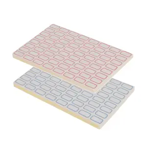 640 шт.10 листов, Студенческая лабораторная Этикетканаклейка, стикер с надписью, пустой стикер, этикетка, детские канцтовары, самоклеящаяся наклейка