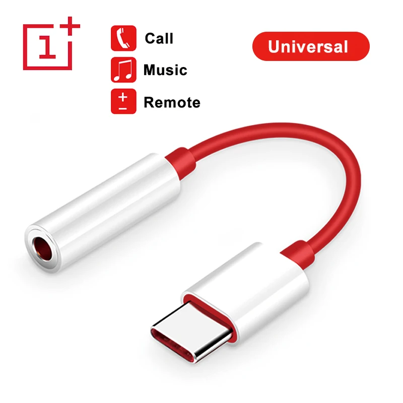 Переходник для наушников Oneplus с USB Type-C на 3 5 мм Aux аудио one plus 7