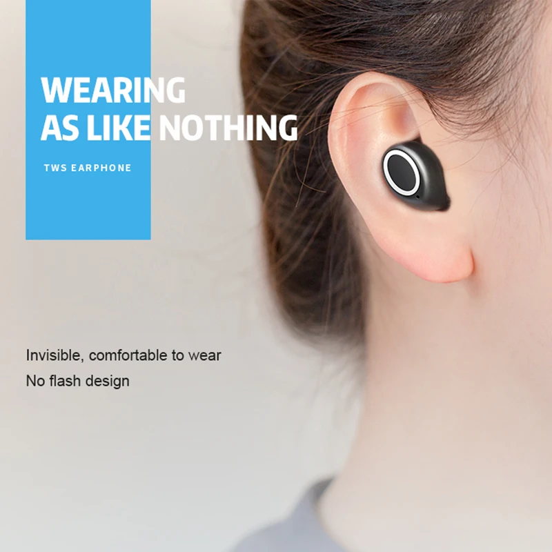 TWS Wireless 3D Stereo Bluetooth V5.0 Earphone Portable Touch Earbud With Charge Case Sport Bass Headset Auto Power On/Off | Электроника
