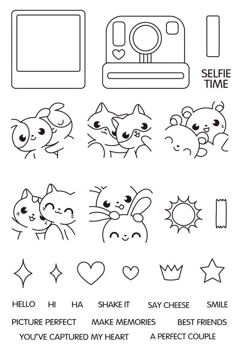 

Прозрачные прозрачные штампы и металлические штампы DIY силиконовые уплотнения Скрапбукинг