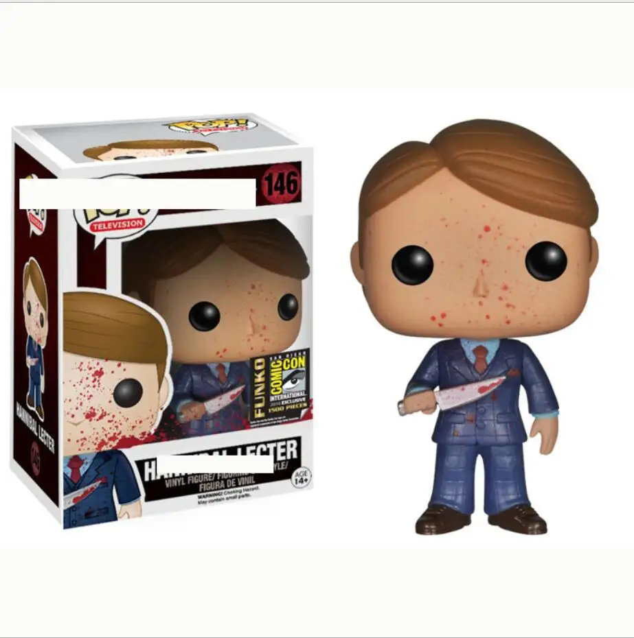 Funko POP Оригинал #146 Ганнибал Лектер коллекция кукол игрушки фигурка мальчика