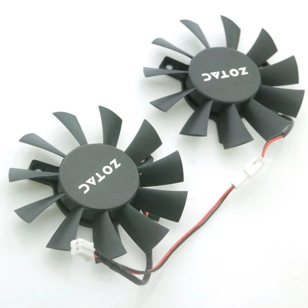 GA71S2H PLA07010S12HH 12V 0.50A 65mm For ZOTAC GTX1050 GTX 1050 Ti 4GB OC Graphics Card Cooling Fan 2Pin | Компьютеры и офис