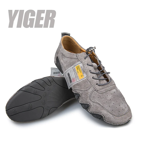 Gary loafers YIGER мужские лоферы; большие размеры; спортивная обувь в горошек; Мужская обувь без застежки; повседневная обувь на шнуровке; мужские лоферы из натуральной кожи на мягкой подошве; 364 - Цвет: Gary loafers