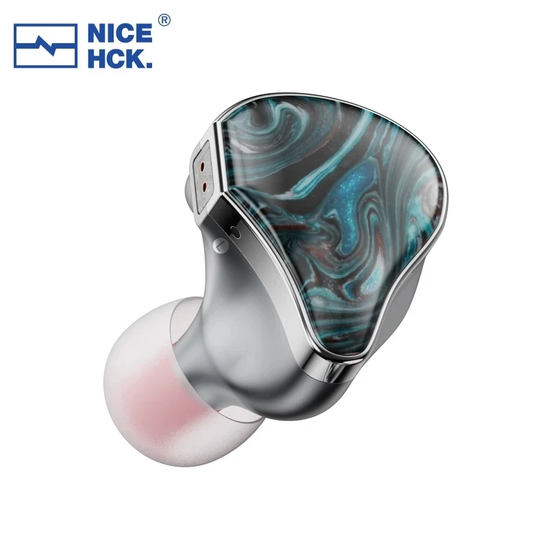 NiceHCK Topguy флагманские Hi Fi наушники спортивные IEM 10 мм титановый Магниевый сплав
