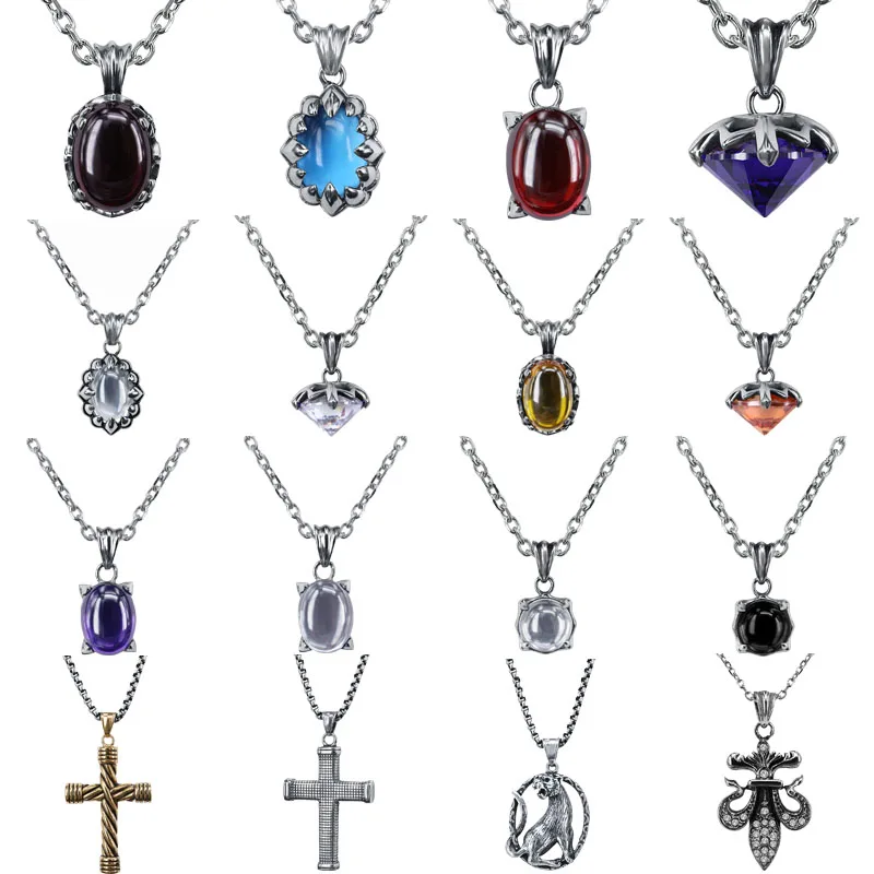 ZEMO Женская цепочка из нержавеющей стали в стиле панк-рок