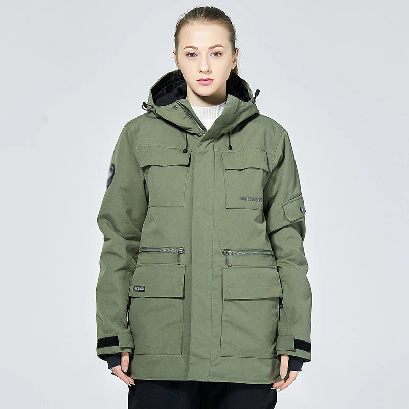 Лыжный костюм для женщин и мужчин водонепроницаемый теплый дышащий комбинезон