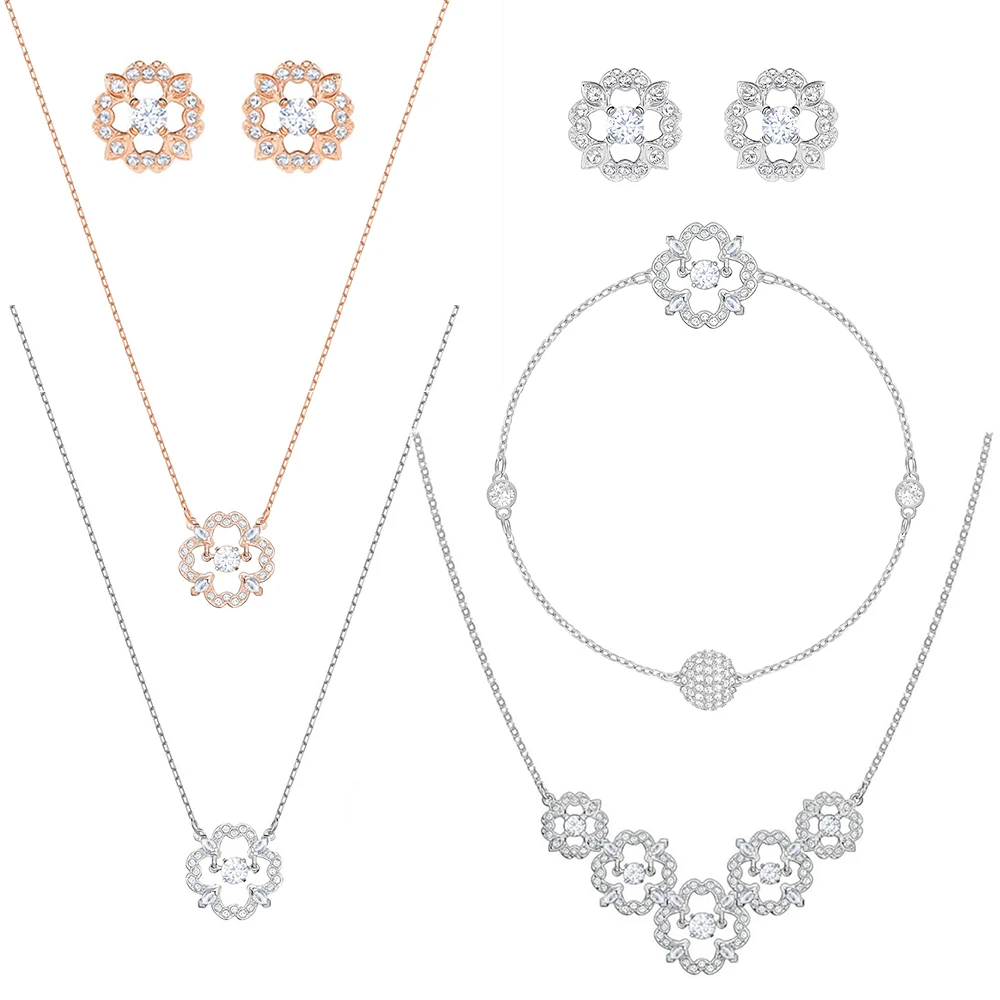 

Комплект из колье и серёг, в форме сердца