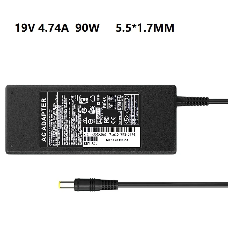 19V 4.74A 90W AC адаптер для ноутбука зарядное устройство Acer питания 4741g 4750g 4752g 4750 4820 e5-572g