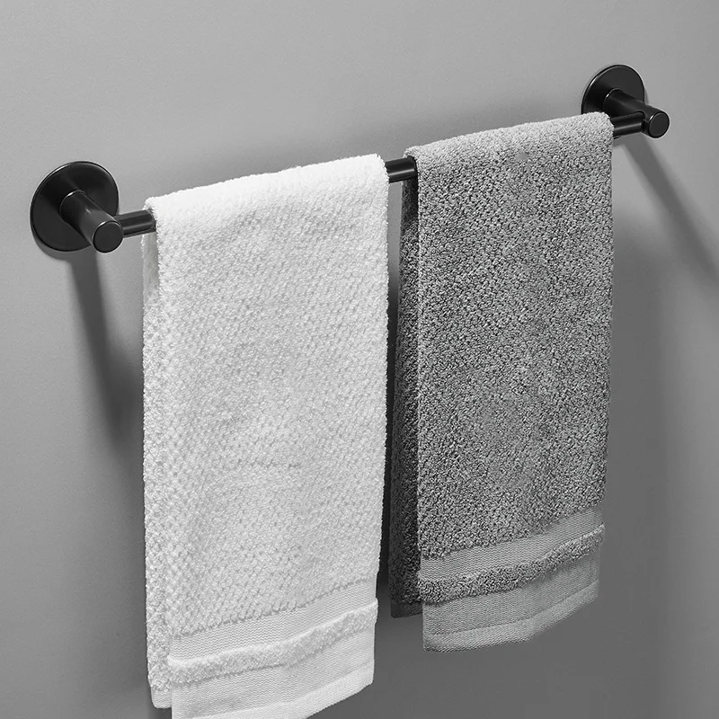 

Hand Towel Bar Wall Mounted Adhesive Kitchen Towel Holder Rack No Drilling Towel Rod Hanger Bathroom Storage Organizer Shelf