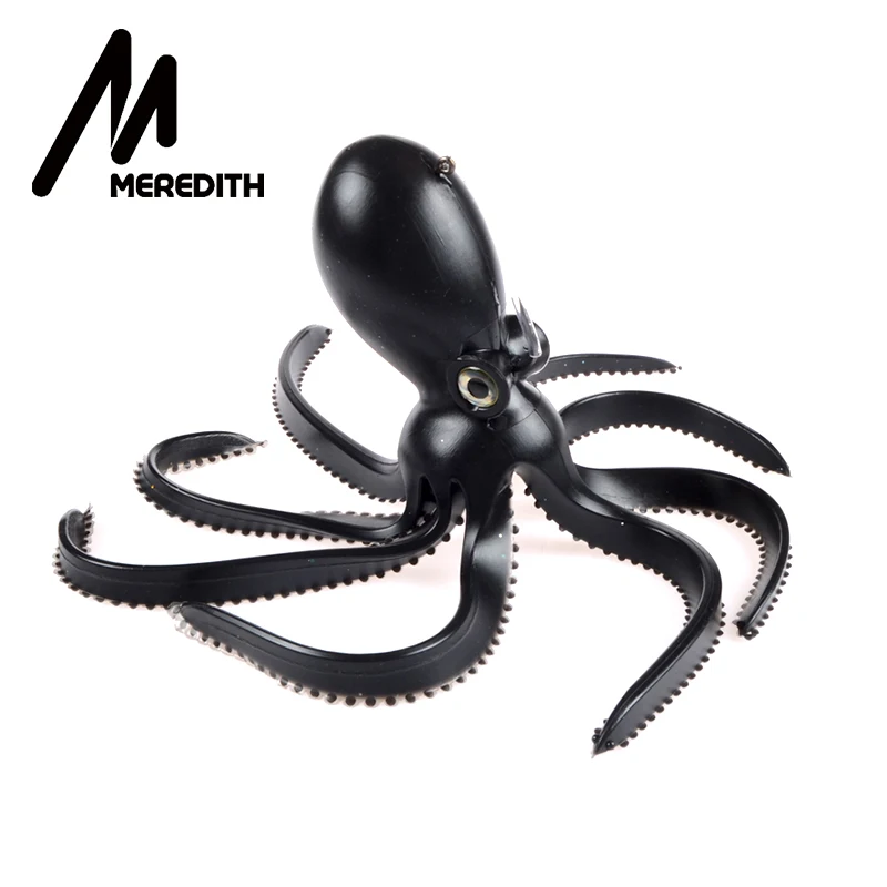 MEREDITH FISHING 280 г 24 см длинный хвост мягкие свинцовые Осьминог мягкие приманки рыболовные приманки