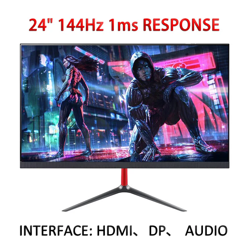 Изогнутый HD монитор для компьютера 24/27/32 дюйма 144 Гц 4K дисплей киберспорта