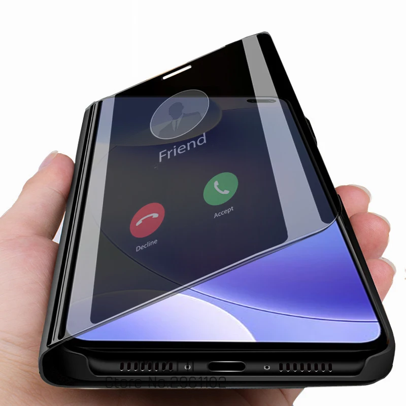 Чехол для xiaomi redmi k30 умный зеркальный откидной телефона xiomi xaomi k 30 30k чехол с