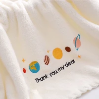 baby bath towel wrap new born swaddle children coral velvet soft sheets stroller sunshade receive blankets playmats bedding ab56