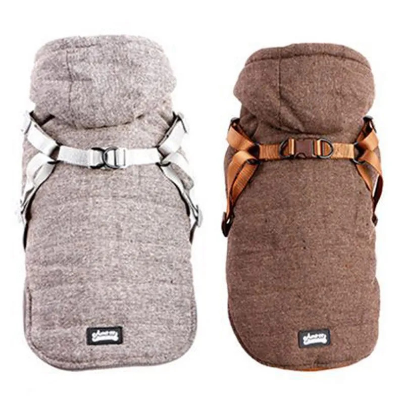 

Dog Coat Jacket for Small Dogs Autumn Winter Puppy Pet Dog Hooded Clothes for Chihuahua Small Large Dogs