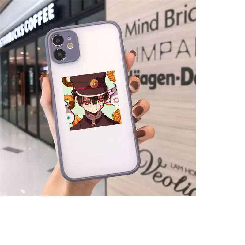 

Toilet-Bound Hanako-kun Hanako Phone Case Matte Transparent For iPhone 12 Mini 11 Pro XR XS Max 7 8 Plus