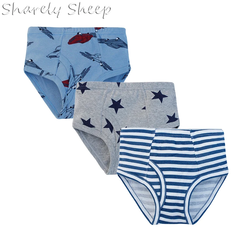 Детские хлопковые трусы для мальчиков с динозавром нижнее белье маленьких 100%