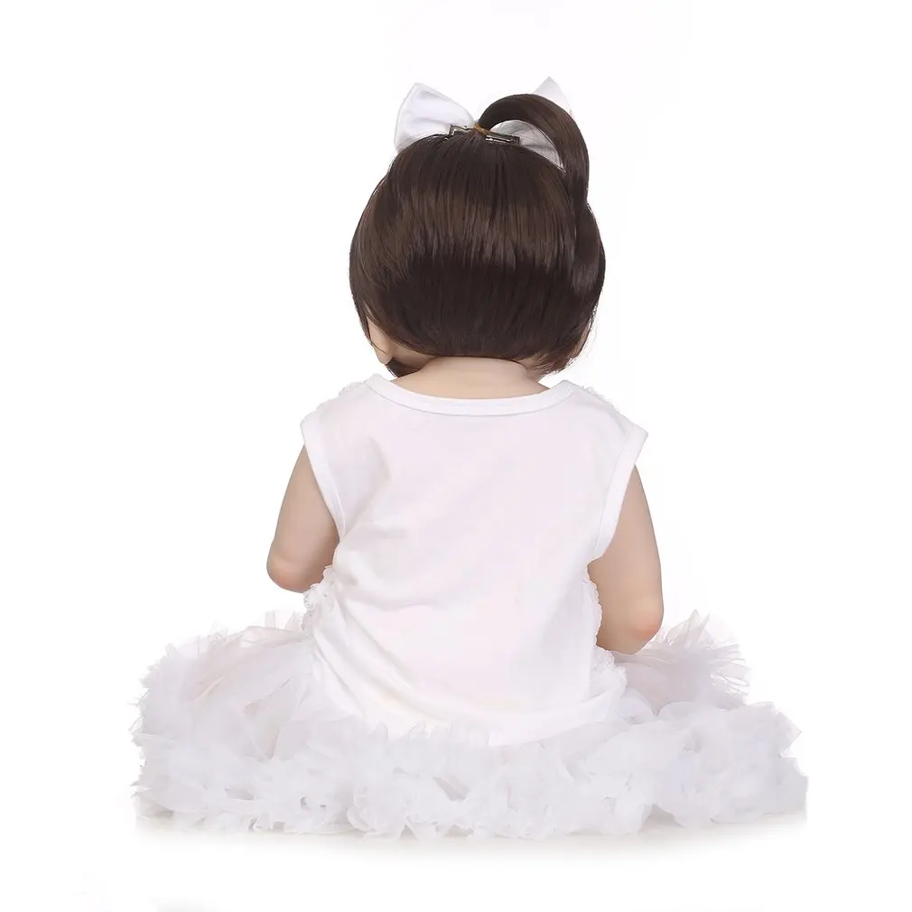 

NPK Doll 21 inch Soft Silicone Baby Doll Handmade Adorable Lovely Lifelike Toddler Newborn Baby Babe Reborn Baby Doll Play Toys