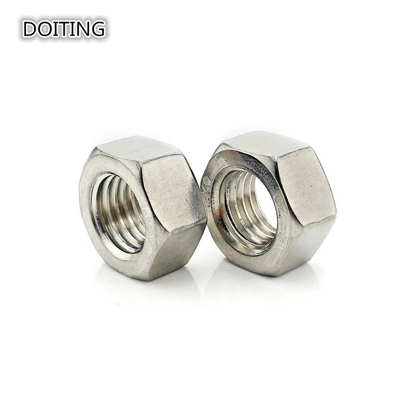 Набор DOITING DIY 100 шт/партия M3 гайки A2 из нержавеющей стали шестигранные чтобы
