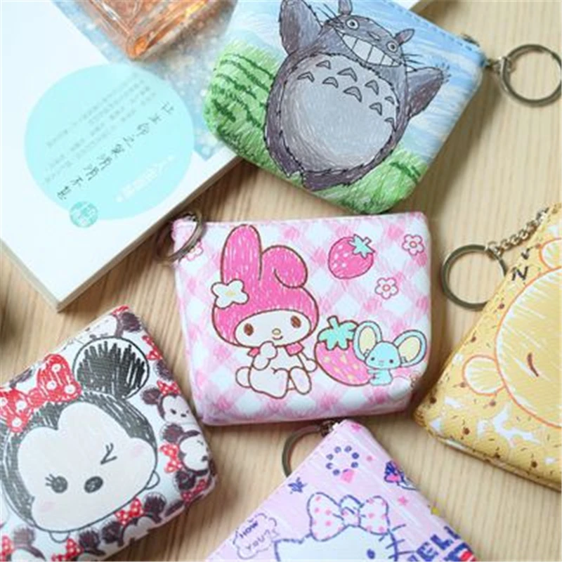 Милый кошелек для мелочи маленьких девочек с героями мультфильмов сумочка Микки