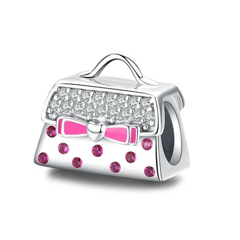 

Silver Trunk Pendant Charms Fit Women Beads Bracelets Jewelry Gift