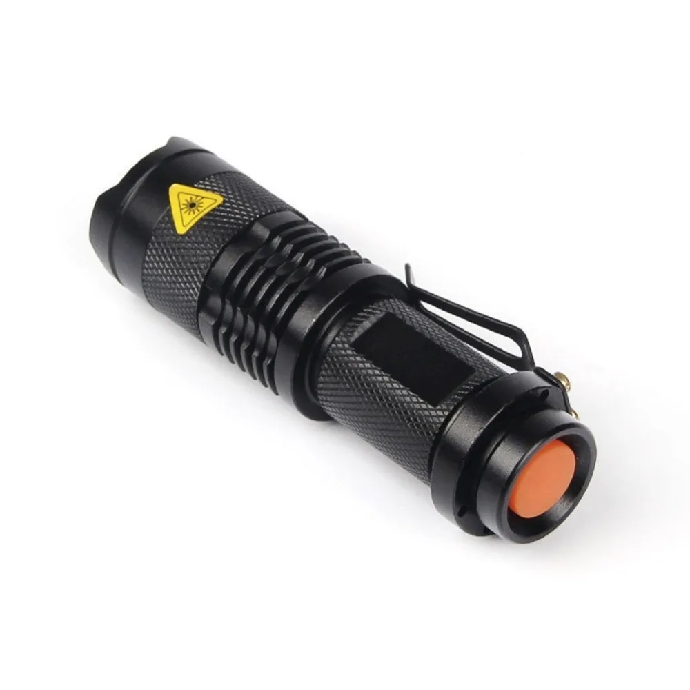 Zoomable Led UV Flash светильник фонарь ультрафиолетовый 395nm фиолетовый лампа AA батарея