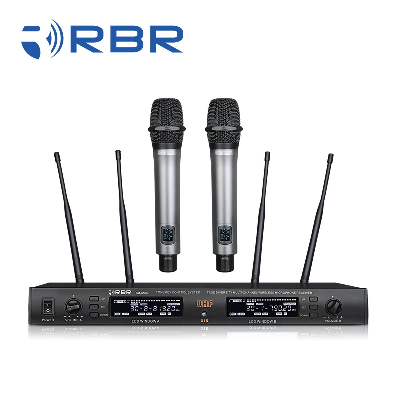 professional stage design bm8500 pll circuit uhf wireless microphone enlarge