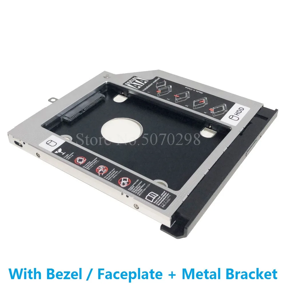 С передней крышкой и лицевой панелью кронштейном 2 й SATA 3 0 5 дюйма жесткий диск HDD SSD