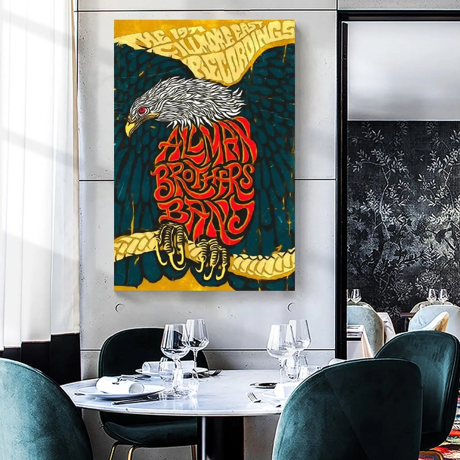 The Allman Brothers постер музыкальной группы холст художественный плакат и Настенная