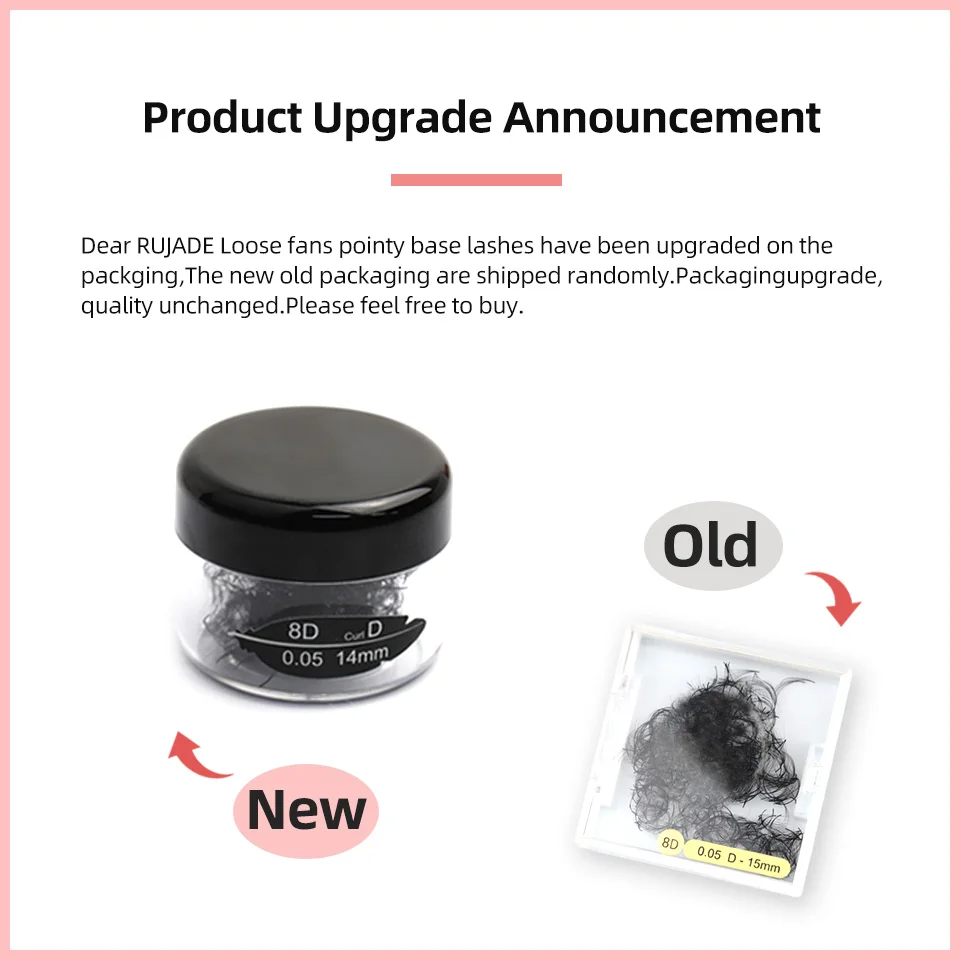 Готовые объемные ресницы Sharp с узким стержнем 3D/4D/5D/6D/7D/8D тонкие заостренные