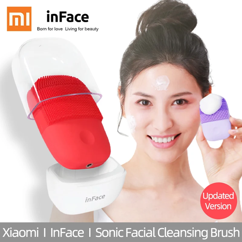 

Xiaomi Inface Electric Sonic Facial Cleansing Brush MS2000 Upgrade Version Deep Cleanse Remover Sebum USB Charge Waterproof IPX7