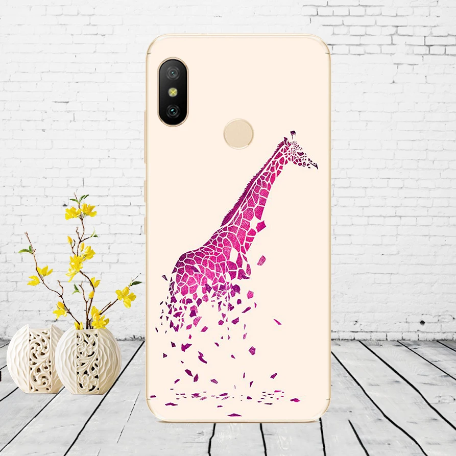 J45 Силиконовый чехол для Xiaomi mi A2 LITE, чехол с полной защитой, мягкая задняя крышка из ТПУ, чехол для телефона s для Xio mi A2 LITE, бампер - Цвет: J45