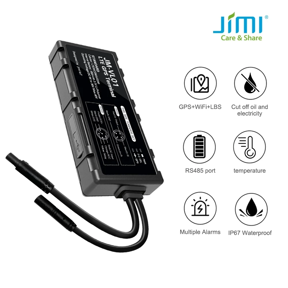 GPS-трекер JIMI 4G GV40 Wi-Fi точка доступа вождение водонепроницаемый JM-VL01 LTE с