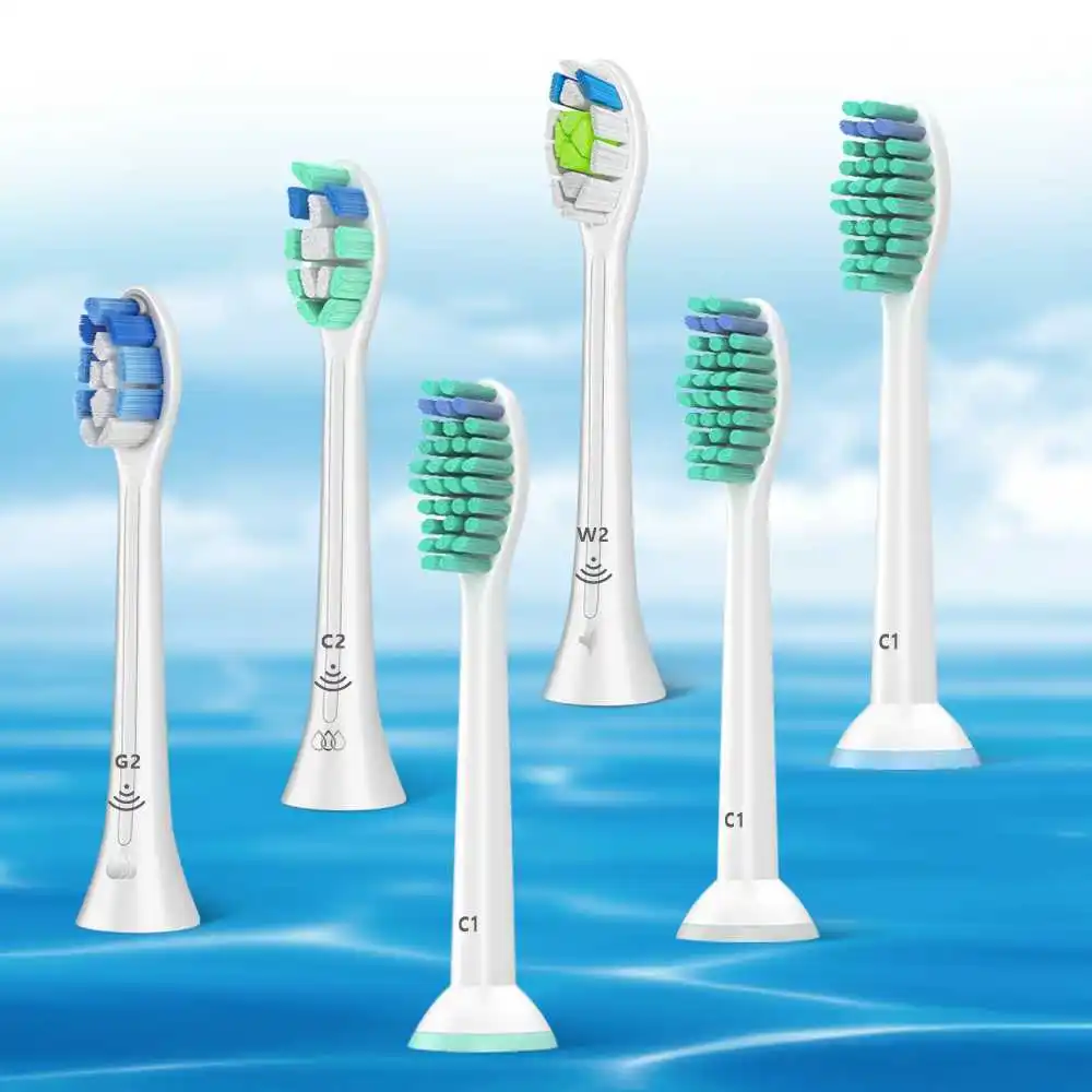 

For Philips Sonicare Electric Handle Replacement Brush Heads HX9023/65 HX6250 HX6530 HX6730 HX6930 HX9033 HX3226 HX3/6/9 Series