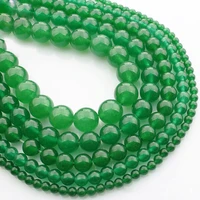 1538cm strand round natural malaysian green jade stone rocks 4mm 6mm 8mm 10mm 12mm beads for jewelry making diy bracelet