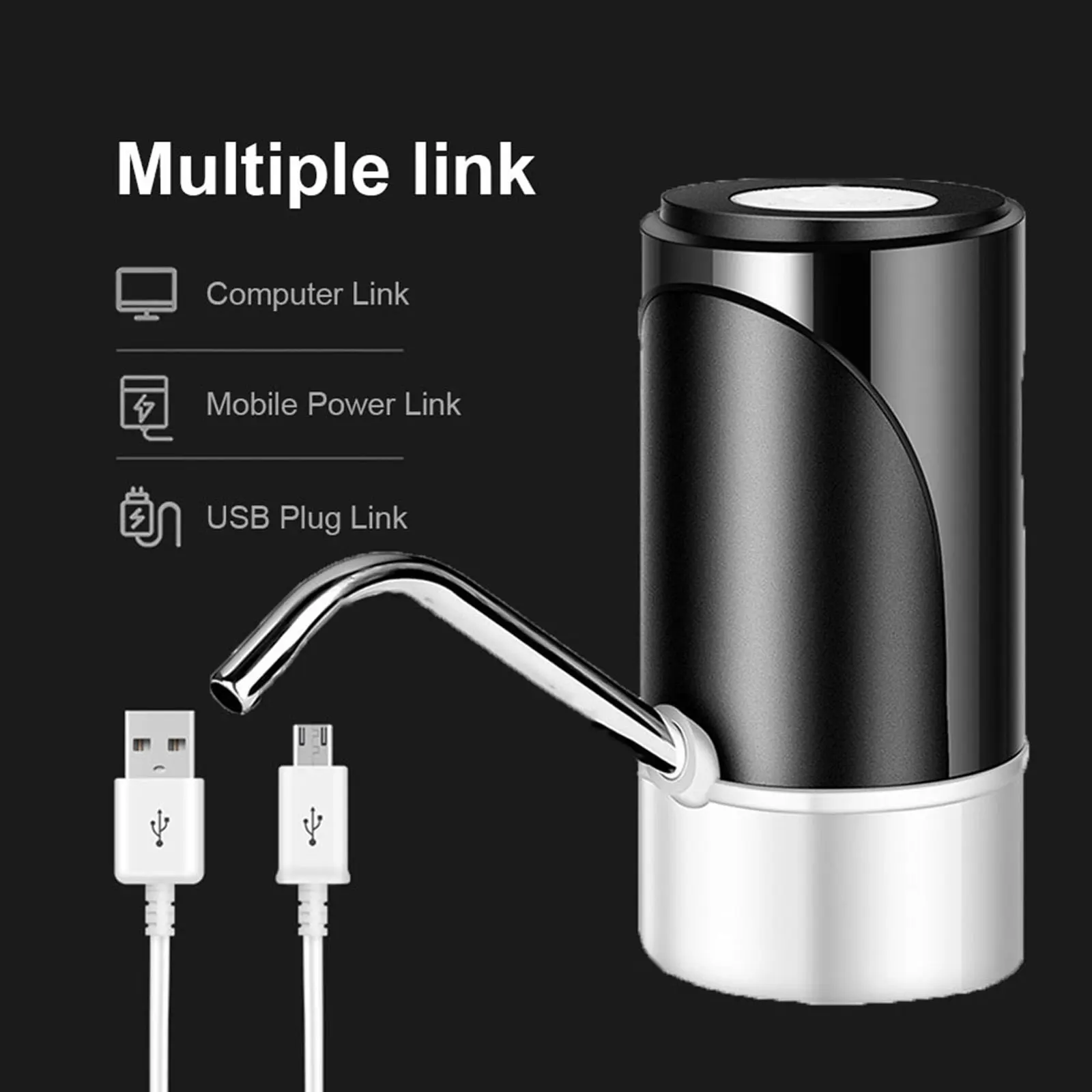 Помпа для бутылок с водой автоматический Электрический Дозатор воды USB-зарядкой