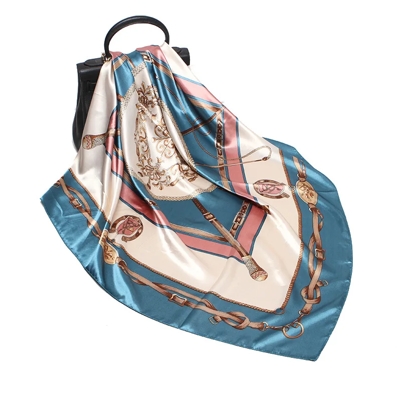 

Новый Sfashion шелковый шарф женский печати специальный подарок к празднику бандана по индивидуальному заказу небольшом волосяным Шарм шеи гл...