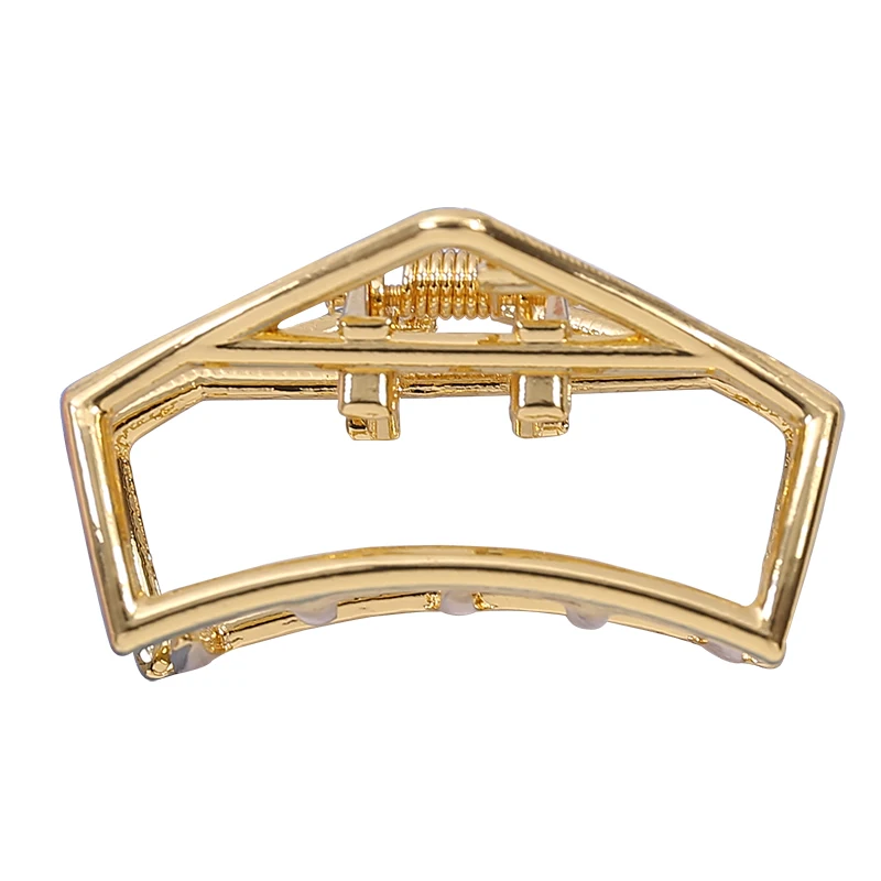 

Metal Geometric Hair Claw Clip For Women Alloy Gold Crab For Hair Punk Hollow Out Hairpin Bathing Holder Wedding Hairpins