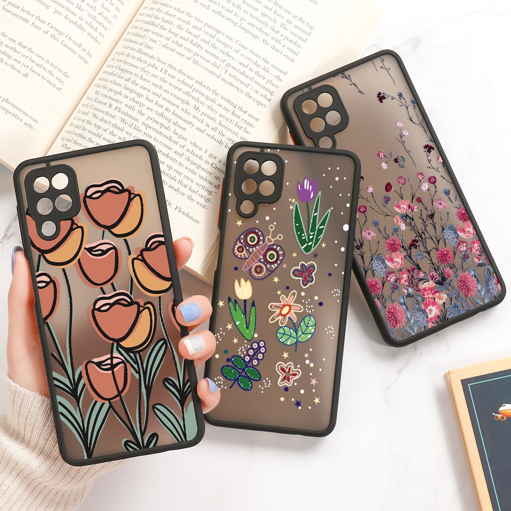 

Phone Case For Oneplus 9 Pro Cases Oneplus 8T Cover Matte Hard PC Funda One plus 8 6T 7 Oneplus8T Camera Len Protection Coque