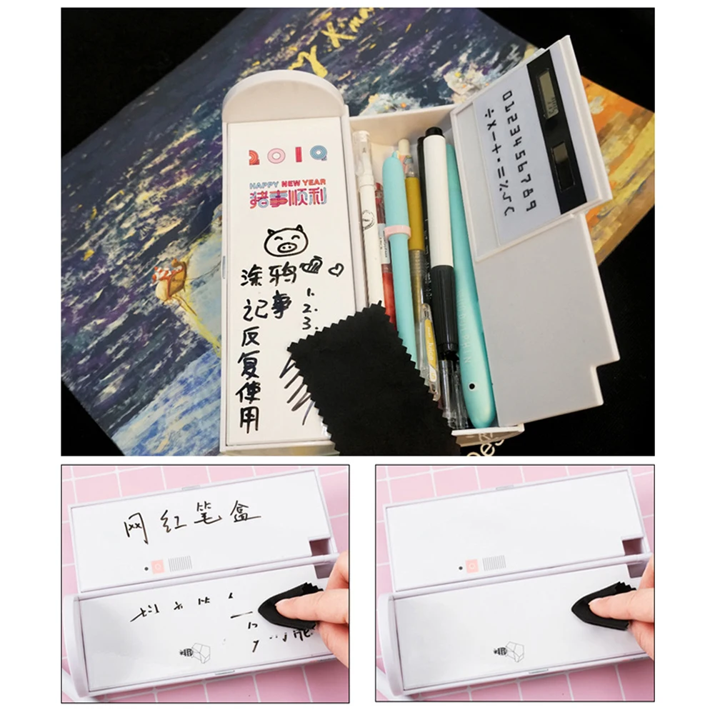 Творческая большая емкость пеналов для мальчиков и девочек школьная Канцелярия