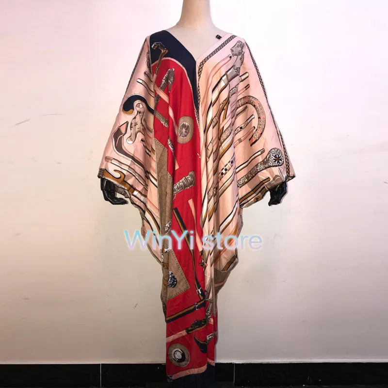 2021 Дашики Платье с принтом Длинные платья для женщин элегантные мусульманские