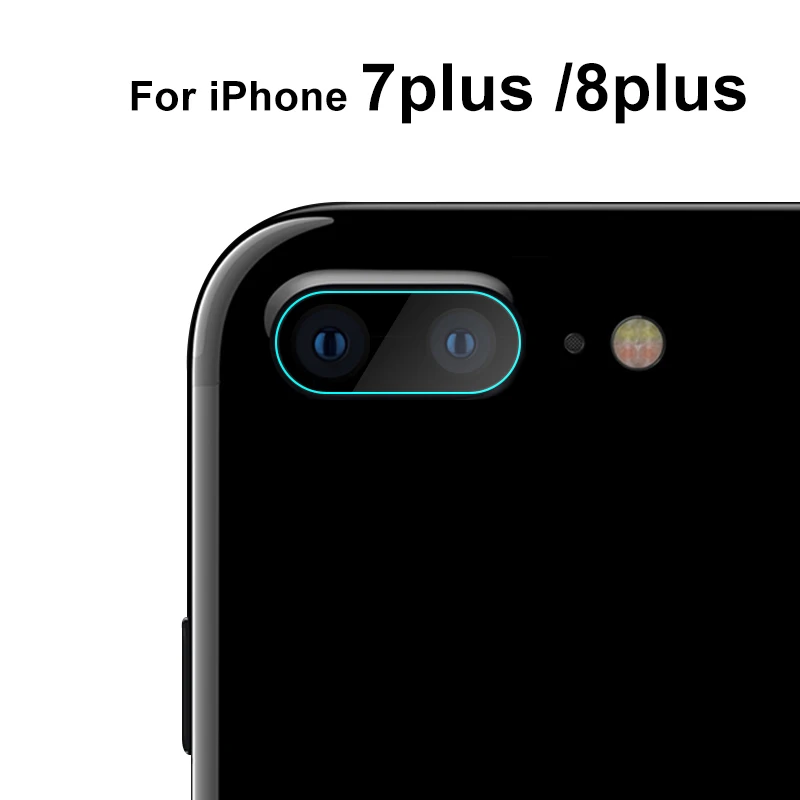 2 в 1 для iPhone 7 8 Plus пленка объектива камеры и закаленное стекло защиты экрана