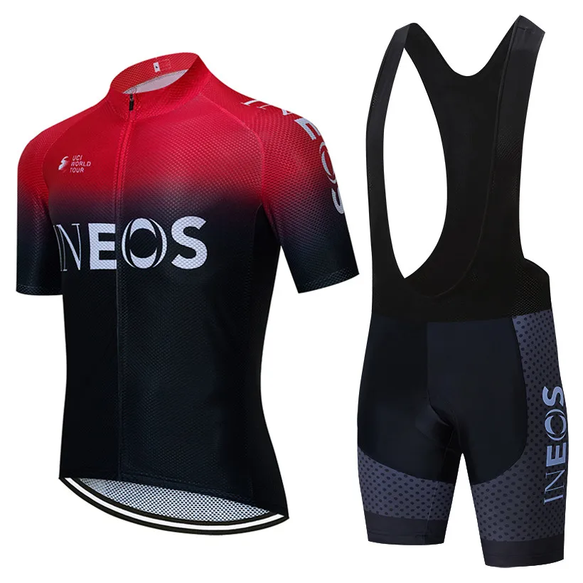 

Red Cycling Ropa Pants Clothing Men Suit Bike Team Bicycle Summer Maillot PRO Shorts 20D INEOS Jersey Ciclismo Quick Dry Cyclin
