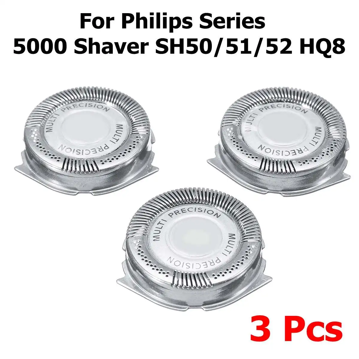 3Pcs Shaver Blade Replacement for Phili.ps Series 5000 shaving unit head set Compatible Philip Arcitec SensoTo | Бытовая техника
