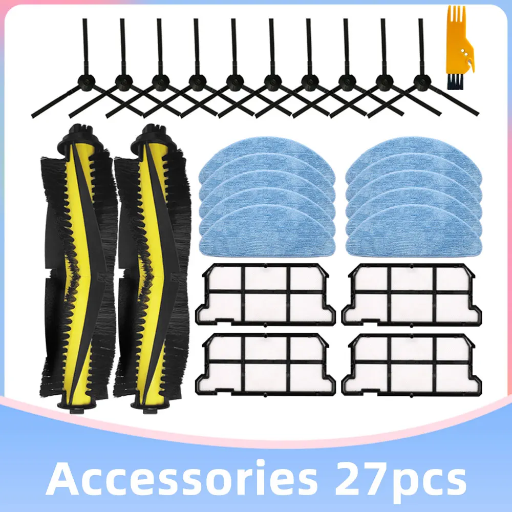 

HEPA Filter Mop Cloth Roller Brush Spin Side Brush for Chuwi iLife V7 / V7s / V7s Pro V7s Plus Robot Vacuum Cleaner Accessories