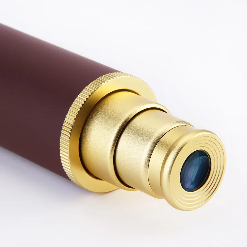 Металлический телескоп пиратский детский Монокуляр HD карманный подарок 25x30