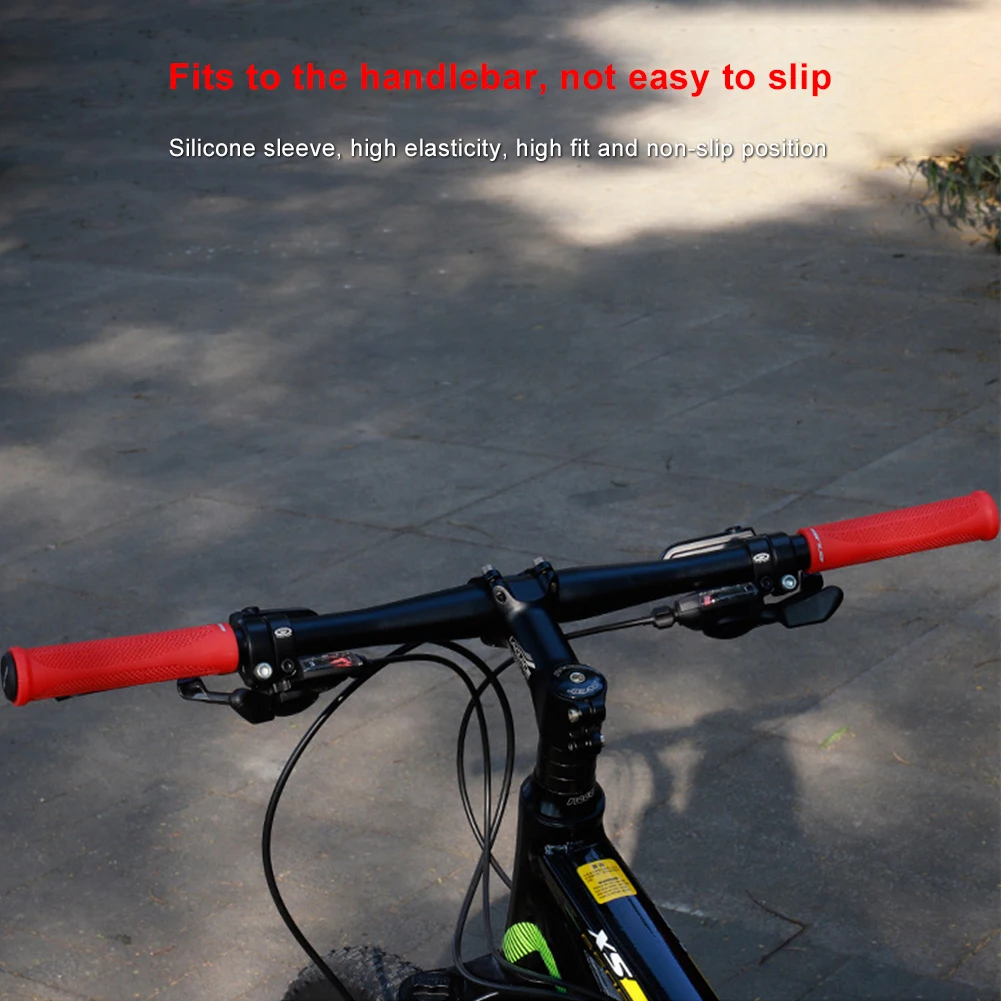 

1Pair Bike Racing Bicycle Motorcycle Handle Bar Foam Silicone Grip Cover Non-slip Soft Handlebar Bike Bar